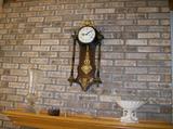 Linden 8-Day Wall Clock, Lenox Dolphin footed compote, Czech Brillant Cut Large vase.