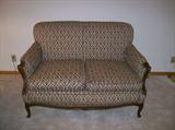 Lovely Shabby Chic Upholstered Loveseat.