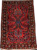Lot #204, LILAHAN HAND WOVEN WOOL RUG, 32" X 21 3/4"