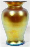 Lot #1003, STEUBEN AURENE GLASS VASE, C. 1900, H 9''