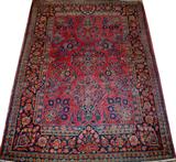 Lot #1135, KASHAN PERSIAN RUG, C. 1900, 5' 0" X 3' 5"