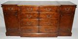 Lot #1155, BEACON HILL GEORGIAN STYLE MAHOGANY SIDEBOARD, C. 1940, H 36", W 72"