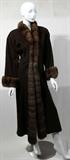 Lot #1371, GIULIANA TESO CASHMERE COAT WITH RUSSIAN SABLE TRIM FOR NEIMAN MARCUS