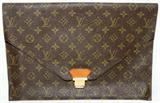 Lot #1470, LOUIS VUITTON MONOGRAM CANVAS SUITCASE, W 32", D 22 1/2"