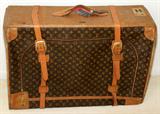 Lot #1470, LOUIS VUITTON MONOGRAM CANVAS SUITCASE, W 32", D 22 1/2"