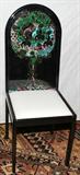 Lot #1510, BJORN WIINBLAD BLACK LACQUER CHAIR