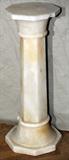 Lot #1513, ALABASTER PEDESTAL H 28"