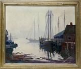 Lot #2001, CHARLES D. HANNAN (AMERICAN, 20TH CENTURY), OIL ON CANVAS, 20" X 24", 'MORNING MIST'