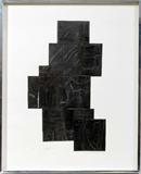 Lot #2023, RICHARD LINDNER (US/GERMAN 1901-1978), COLOR LITHO & COLLAGE ON ROWLUX, 25" X 19 3/4" IMAGE, "HIT"