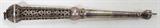 Lot #2194, VIENNESE PIERCED SILVER TORAH POINTER, 1814 MARK, L 10 1/2"