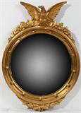 Lot #2368, GILT WOOD BALLSEYE MIRROR