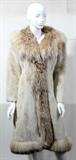 Lot #92, DYED FROSTED MINK 7/8 LENGTH COAT