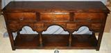 Lot #114, 'PINESHOP' PINE BUFFET, H 33", W 66", D 17"
