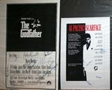 Lot #242, AL PACINO AUTOGRAPHED MOVIE POSTERS, 7 PCS., 40" X 27", 'THE GODFATHER' AND 'SCARFACE', ETC.