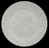 Lot #1022, PABLO PICASSO (1881-1973), CERAMIC PLATE, 'JOIE DE VIVRE-WHITE FACES', DIA 16 1/2"