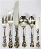 Lot #1029, REED & BARTON 'FRANCIS I' STERLING FLATWARE, 72 PIECES (SERVICE FOR TWELVE)