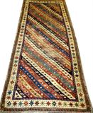 Lot #1044, RUSSIAN RUG, C. 1900, 7' 9" X 3' 3"