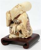 Lot#1270,JAPANESE IVORY SAGE, H 3 1/2"