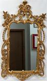 Lot #1369, ITALIAN STYLE WALL MIRROR BY LA BARGE, 50" X 28"