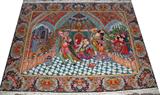Lot#2178, TABRIZ WOOL PICTORIAL PERSIAN RUG, 6' 7" X 5' 0"
