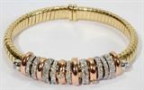 Lot#2182, 2.50CT DIAMOND DECO FLEX LINK BRACELET