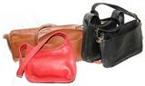 Lot#2425, COACH LEATHER SHOULDER BAGS, FIVE