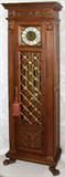 LOT #19 ITALIAN WALNUT GRANDFATHER CLOCK, WESTMINSTER CHIMES, H 77", W 26", D 13"