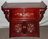 lot #27 CHINESE ROSEWOOD SERVER, H 36", L 38", D 18"