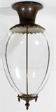 lot #47 ANTIQUE HANGING APOTHECARY SHOW GLOBE, 1891, H 21", DIA 11"
