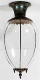 lot #48 ANTIQUE HANGING APOTHECARY SHOW GLOBE, 1891, H 21", DIA 11"