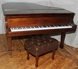 lot #52 STEINWAY MODEL M GRAND PIANO, H 38", L 56", D 61"