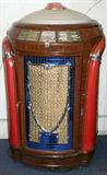 lot #56 SEEBURG SYMPHONOLA, JUKEBOX, MODEL 148-M, "TRASH CAN", #158876, C1948, H 58"