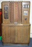 lot #59 MILLS NOVELTY CO "STUDIO" JUKEBOX, WALNUT CASE, C1930'S, H 63", W 40", D 24"
