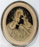 lot #62 LOUIS ICART (FR. 1888-1950), DRY POINT & ETCHING, 20" X 16", "SWEET MYSTERY"