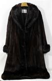 lot # 159 LADY'S BLUE MINK FULL-LENGTH COAT