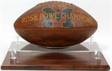 lot #167 1948 UNIVERSITY OF MICHIGAN TEAM SIGNED FOOTBALL