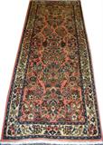 lot #1089 SAROUK PERSIAN RUG, 6' 6" X 2' 6"