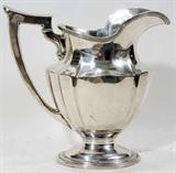 lot #1148 GORHAM STERLING WATER PITCHER, H 8"