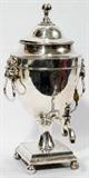 lot #1274 ENGLISH SHEFFIELD PLATE COFFEE URN, EARLY 19TH C., H 13"