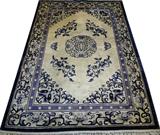 lot #1309 CHINESE PURE SILK RUG, 6' 0" X 4' 0"
