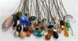 Lot #1488, VINTAGE GLASS & OTHER HAT PINS (40)