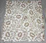Lot #1500, CUT WORK LINEN TABLECLOTH, 72" X 120"