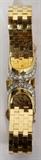 Lot #2026, GUBELIN, 18 KT. YELLOW GOLD AND DIAMOND FLIP TOP WATCH.