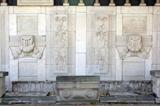 Lot#2, ANNA THOMPSON DODGE'S ROSE TERRACE CARVED LIMESTONE PANELS