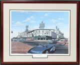 Lot#167, AL KALINE AUTOGRAPHED WILLIAM MOSS PRINT OF TIGER STADIUM, #866/1500, H 22", W 27"