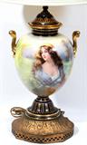 Lot#1030, SEVRES PORCELAIN URN, C. 1900, MOUNTED AS A LAMP, H 29" OVERALL