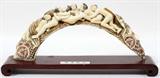 Lot#1061, CARVED IVORY EROTICA, H 5", L 10 1/2"
