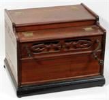 Lot#1072, MUNROE ORGAN REED CO. BIJOU ORCHESTRONE ROLLER ORGANETTE, C. 1880, H 12", W 16", D 13"