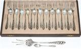 Lot#1248, DUTCH .833 SILVER DESSERT SERVICE FOR TWELVE, EARLY 20TH C., 25 PIECES