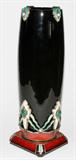Lot#1254, JAY STRONGWATER ENAMELED VASE, 13/350, H 16 1/4", W 5 3/4"